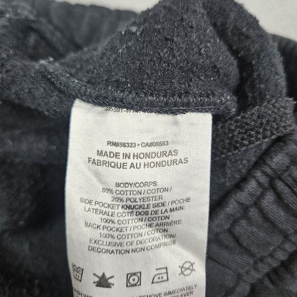 Nike Sweatpants Mens Small Fleece Cotton Lounge Comfy Cozy Black Worn Distressed - Picture 8 of 16